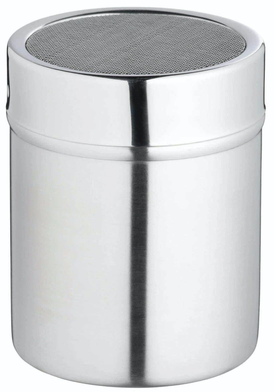Image of Kitchencraft Stainless Steel Fine Mesh Shaker and Lid Silver