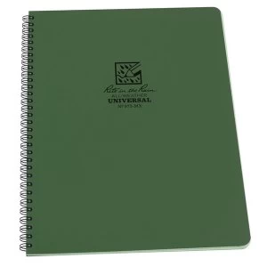 Rite in the Rain Waterproof Unisex Outdoor Notepad 8.5 x 11" Green