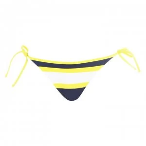 Image of Tommy Bodywear Stripe Tie Side Bikini Briefs - 416 NAVY BLAZER
