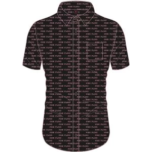 Image of Pink Floyd - Courier Pattern Unisex Large T-Shirt - Black
