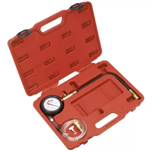 Image of Genuine SEALEY VSE3157 Diesel Compression Gauge, Hose & TDC Base Kit