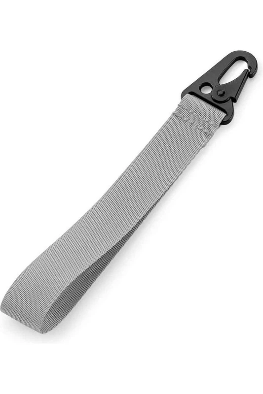 Image of Bagbase Brandable Key Clip in Grey Grey Unisex One Size