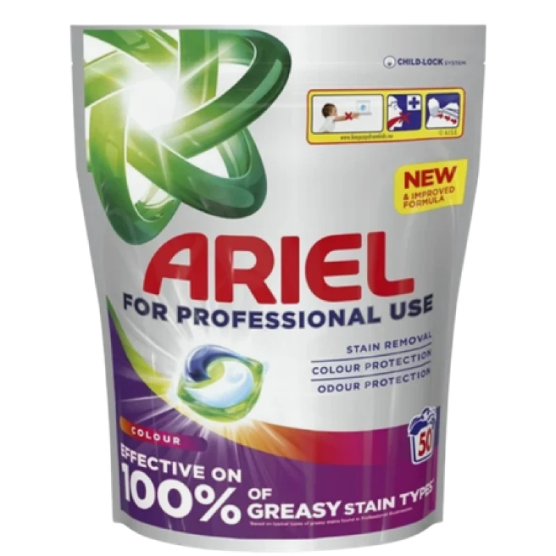 Image of Ariel Professional All-in-One Washing Capsules a 50 Pcs ARIEL-507121