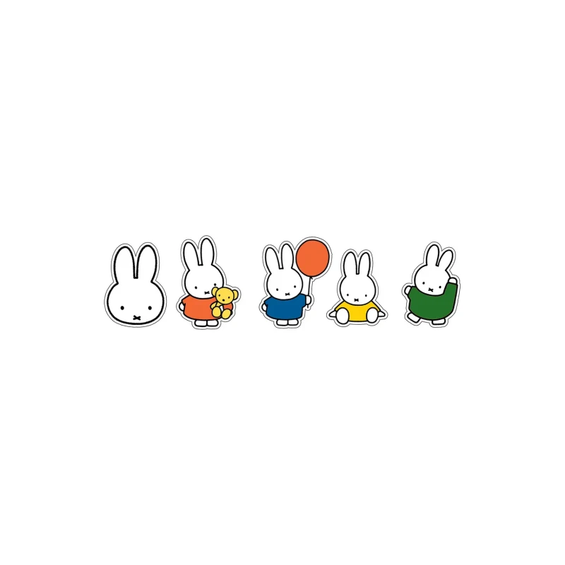 Image of Crocs Jibbitz Crocs Miffy (x5) Blanc Unisex TU