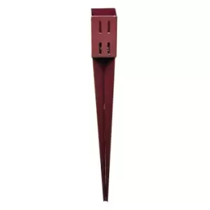 Image of King Fisher - 75mm x 75mm (3' x 3') Metal Garden Fence Post Holder / Spike