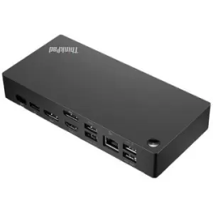 Image of Lenovo 40AY0090EU USB-C docking station Compatible with: Lenovo Thinkpad Charging function