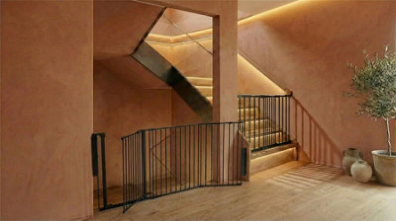 Image of Safetots Solution For Up And Down Staircases, Black, Multi Panels, Up To 226Cm, And, Screw Fit Gate, 67Cm - 105.5Cm