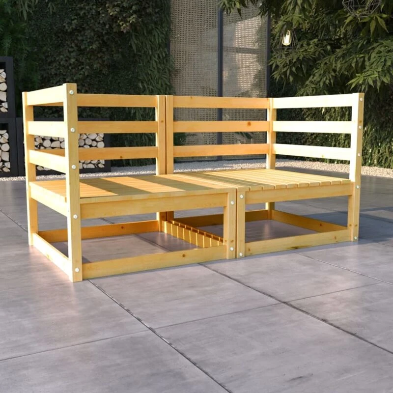 Image of VIDAXL Garden 2-Seater Sofa Solid Pinewood Vidaxl 8720286463475