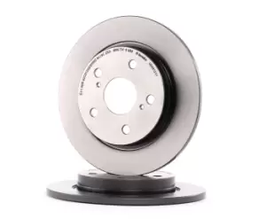 Image of BREMBO Brake disc TOYOTA 08.A912.11 4243102170,4243102180,4243112280 Brake rotor,Brake discs,Brake rotors 42431YZZAE