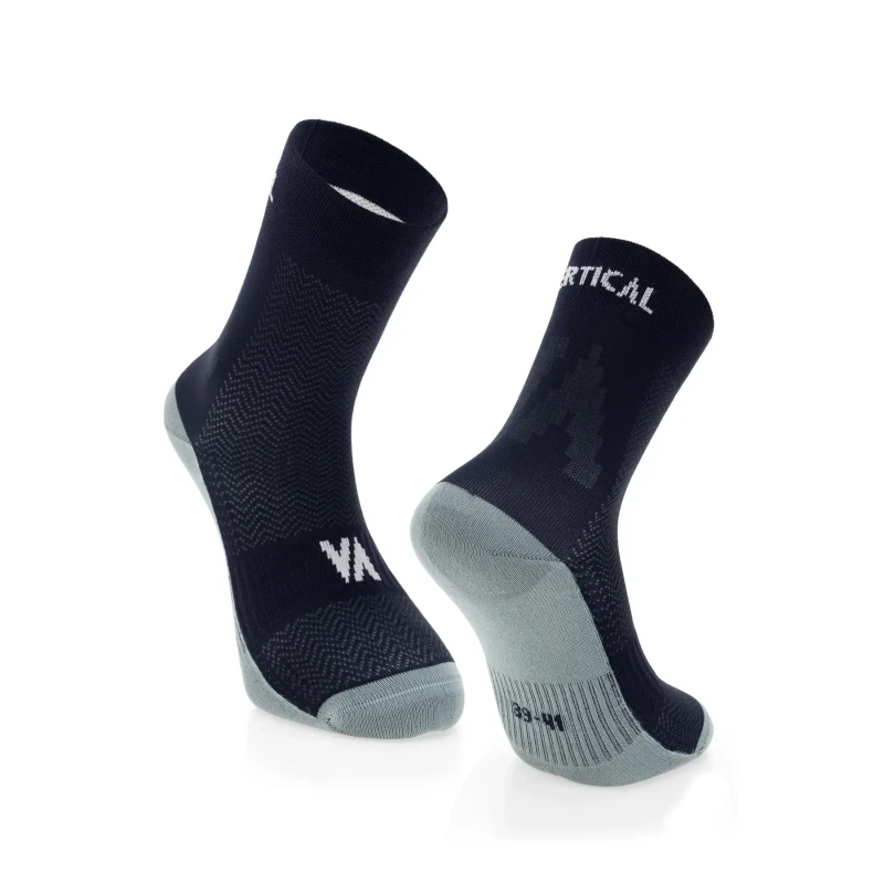 Image of High double-layer socks Vertical Bleu Unisex 36/38