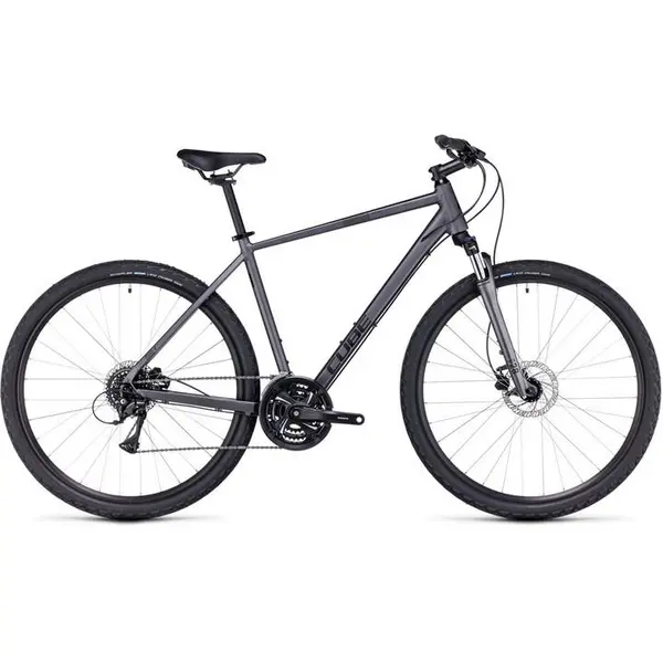 Image of Cube Nature 2024 Hybrid Bike - Red XS