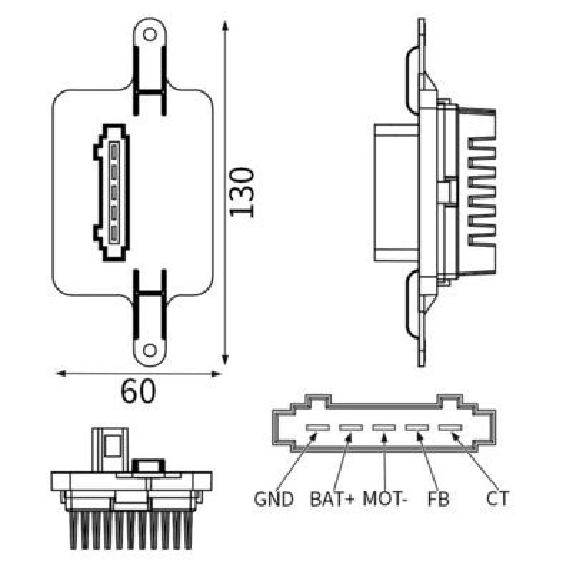 Image of Blower motor regulator MAHLE ABR 59 000S