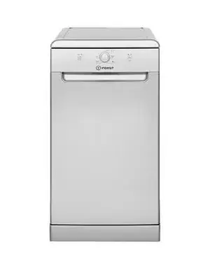 Image of Indesit DSFE1B10SUKN Slimline Freestanding Dishwasher
