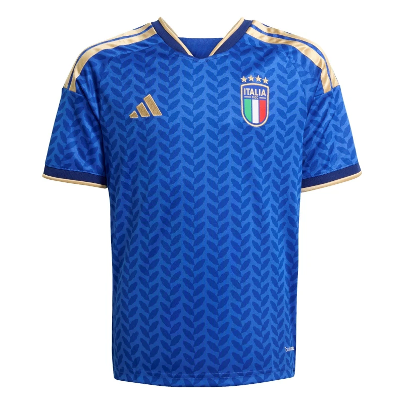 Image of adidas Italy Home Shirt World Cup 2026 Juniors International Replica Shirts 7-8 Years Blue 37126918175