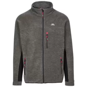 Image of Trespass Mens Jynx Full Zip Fleece Jacket (L) (Olive Stripe)