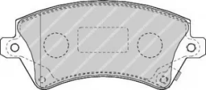 Image of Ferodo FDB1573 Brake Pad Set Front Axle Premier Car