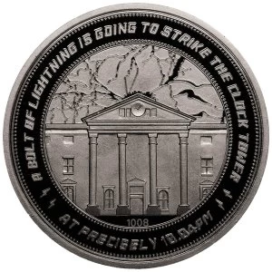 image of Back to the Future Clocktower Collector's Limited Edition Coin (Silver)