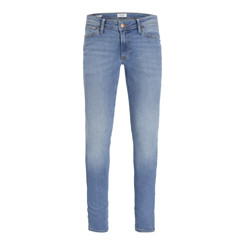 Image of Jack & Jones Blue Denim Liam Original Skinny Jeans L/Stnwash Male 34R 211024UK