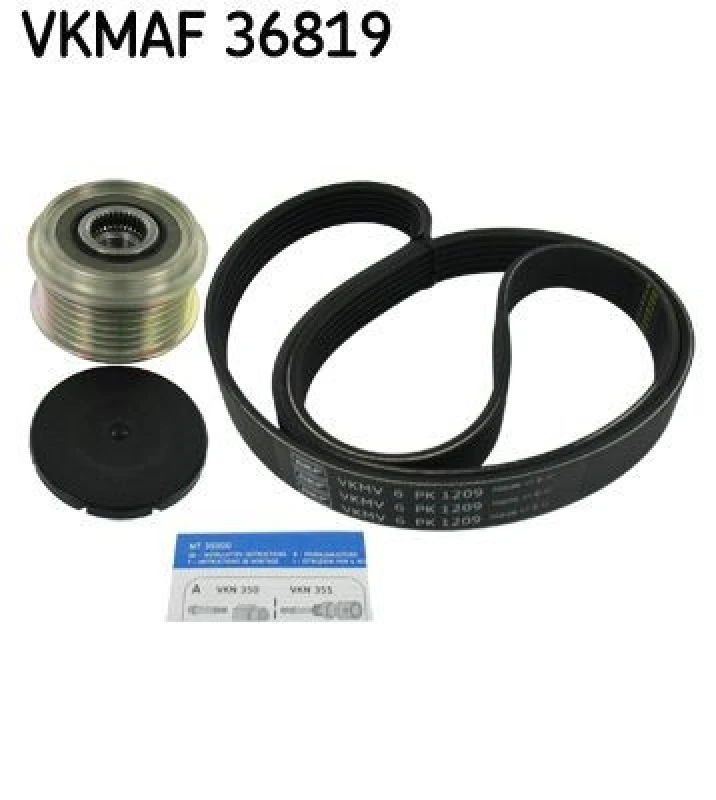 Image of SKF V-Ribbed Belt Set SKF VKMAF 36819