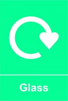 Image of Spectrum Recycling Sign - Glass RPVC