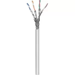 Image of Intellinet Network Bulk Cat6a Cable 23 AWG Solid Wire Grey 100m S/FTP LSZH CPR-Dca Rated Box