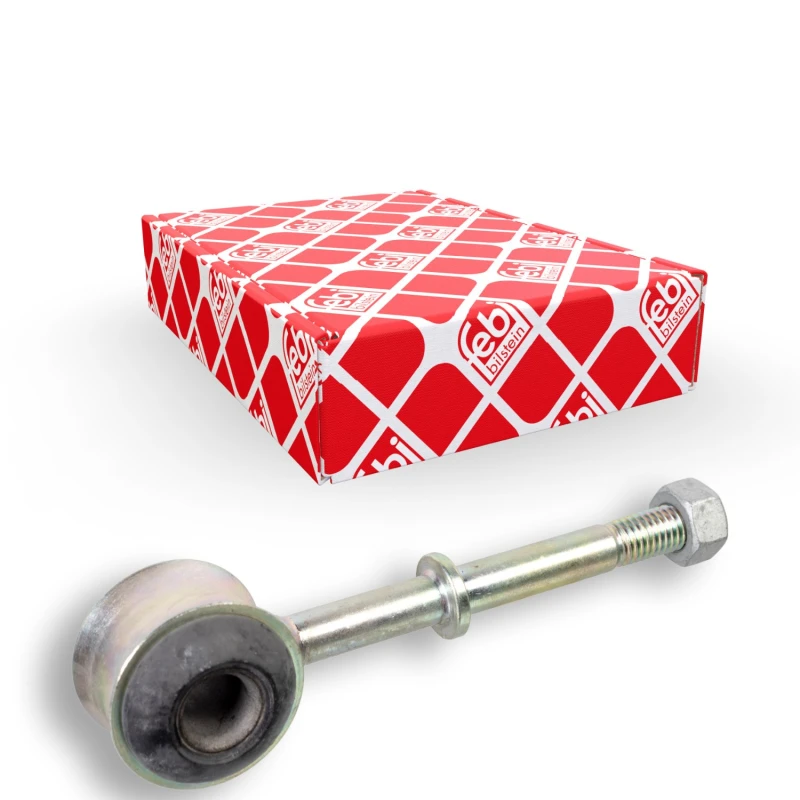 Image of FEBI BILSTEIN 14753 Anti-roll bar link Front Axle, with lock nut Link Stabiliser (3229)