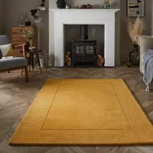 image of Mayfair Esme 120x170cm Ochre Wool Rug