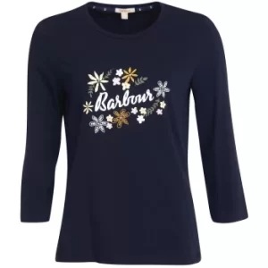 Image of Barbour Womens Seaholly Tee Navy 16