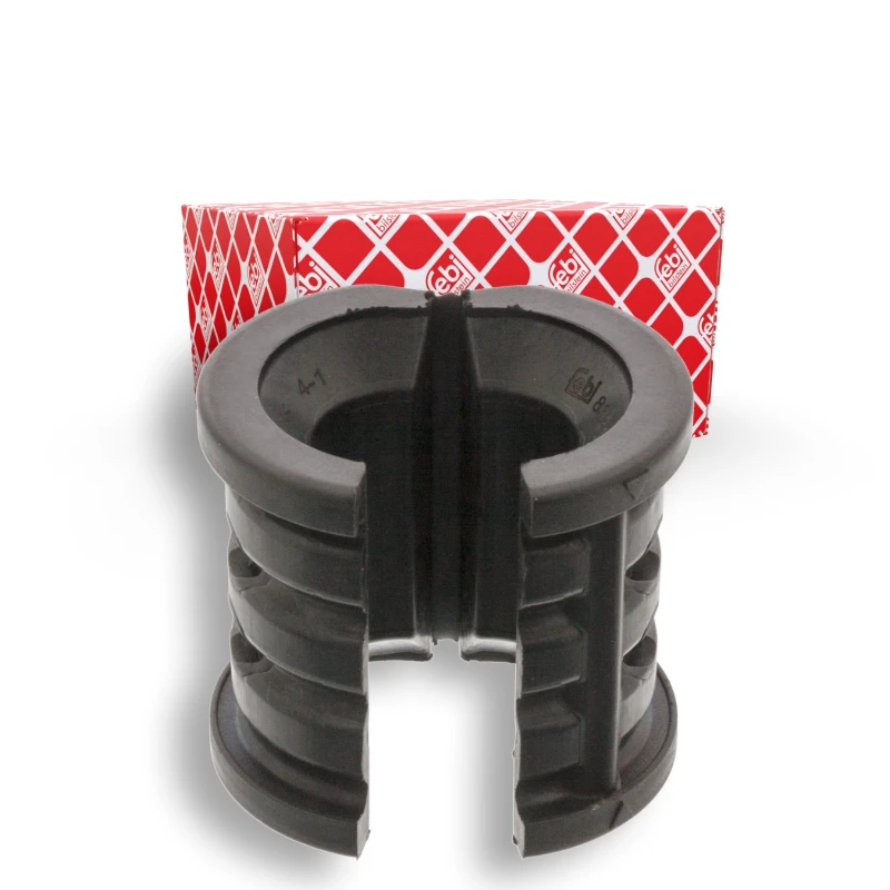 Image of FEBI BILSTEIN 46444 Stabilizer Bushes Rear Axle, Elastomer Elastomer Anti-roll Bar Bush Kit (1334)
