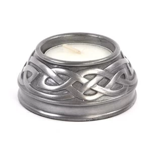 image of Celtic Candle Holder Silver (Small)