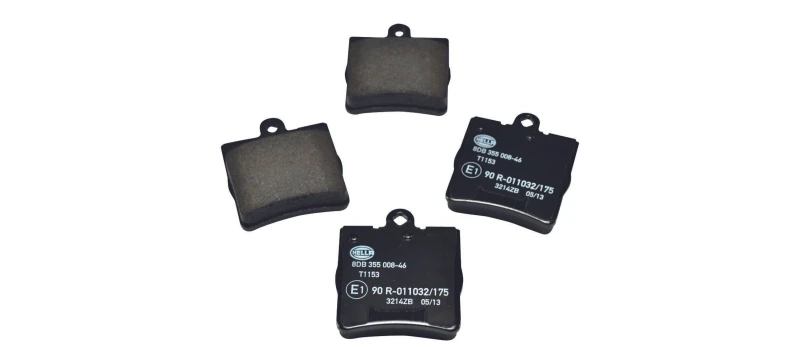 Image of HELLA Brake pad set HELLA 8DB 355 008-461