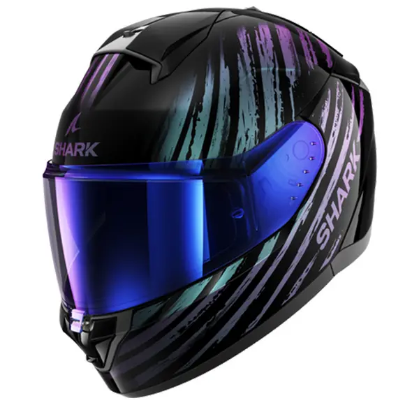 Image of Shark Ridill 2 Assya Black Glitter Black KXK Full Face Helmet L