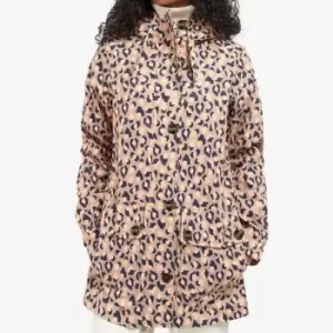 Image of Barbour Womens Barbour Printed Somalia Jacket - Light Trench Starling/Light Trench - UK 14