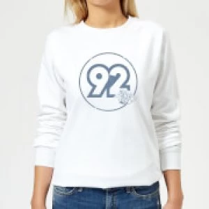 Image of Nintendo Mario Kart Vintage Mario Racer 92 Womens Sweatshirt - White - L
