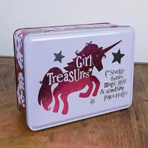 image of Brightside Girl Treasures Tin with Unicorn (One Random Supplied)