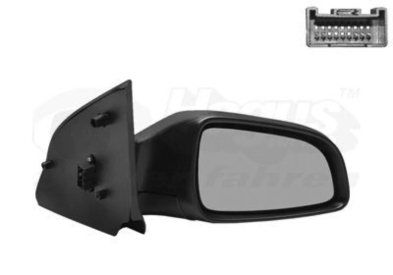 Image of VAN WEZEL Wing mirror VAN WEZEL 3746808