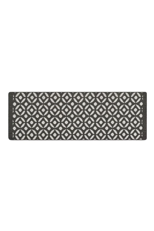 Image of My Mat Stain Resistant Crescent Charcoal Size: 67cm x 200cm Charcoal Unisex 67cm x 200 cm