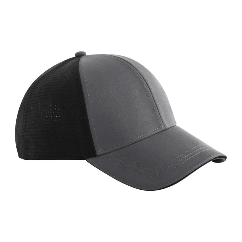 Image of Beechfield Mens Club Contrast Detail Baseball Cap in Grey Grey Male One Size