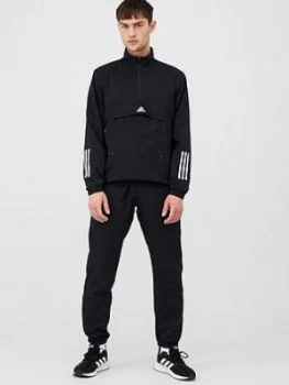 Image of adidas MTS Tech Tracksuit - Black, Size 2XL, Men