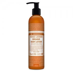 Image of Dr. Bronner's Orange-Lavender ekologiskas losjonas 240ml
