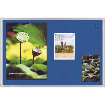 Image of Universal Pin Board Blue 900X1200MM - Legamaster