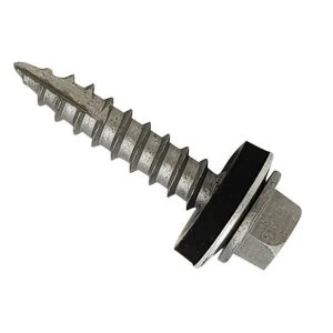 Image of ForgeFix TechFast Metal Roofing to Timber Hex Screw T17 Gash Point 6.3 x 100mm Box 100