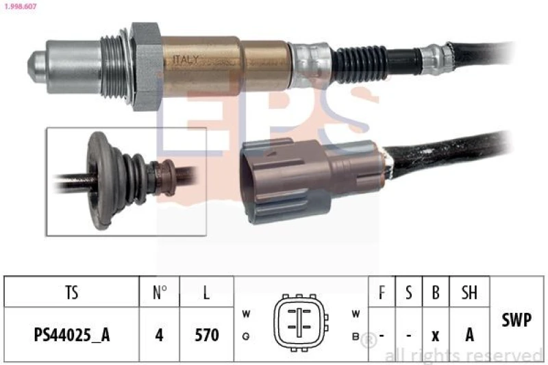 Image of EPS Lambda sensor EPS 1.998.607