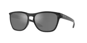 Image of Oakley Manorburn Square Sunglasses - Black