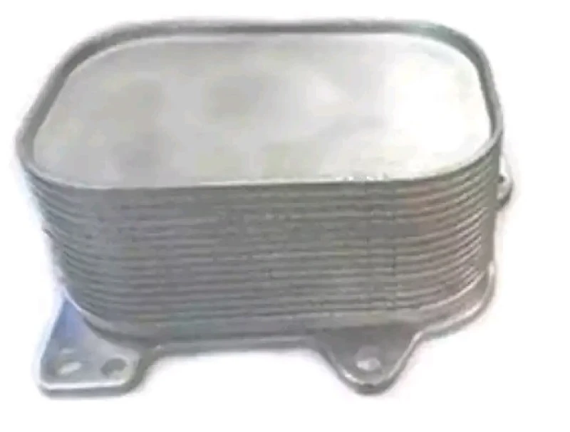 Image of NRF 31267 Oil Cooler with gaskets/seals, EASY FIT Aluminium Oil Cooler,engine oil (469)