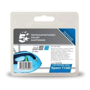 Image of 5 Star Office Epson Apple T1292 Cyan Ink Cartridge