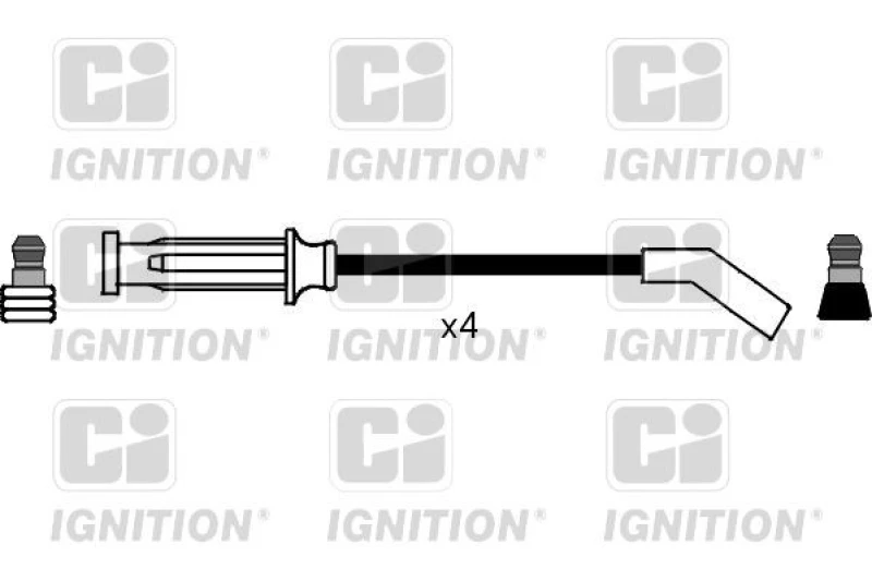 Image of QUINTON HAZELL Ignition lead set QUINTON HAZELL XC618
