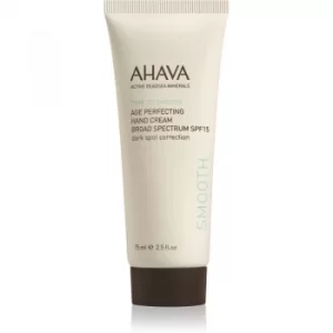 image of Ahava Time To Smooth Rejuvenating Hand Cream against Age Spots SPF 15 75ml