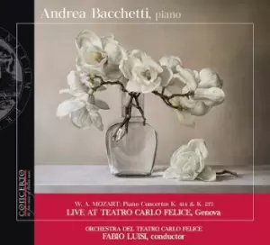 Image of W A Mozart Piano Concertos K414 & K271 Live at Teatro Carlo Felice Genova by Wolfgang Amadeus Mozart CD Album