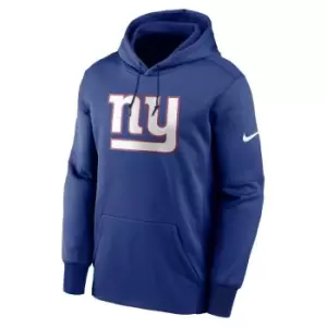 image of Nike Nfl New York Giants Nike Prime Logo Therma Hoody, Rush Blue, Male, Hoodies, NKAQ-4EW-8I-CM9